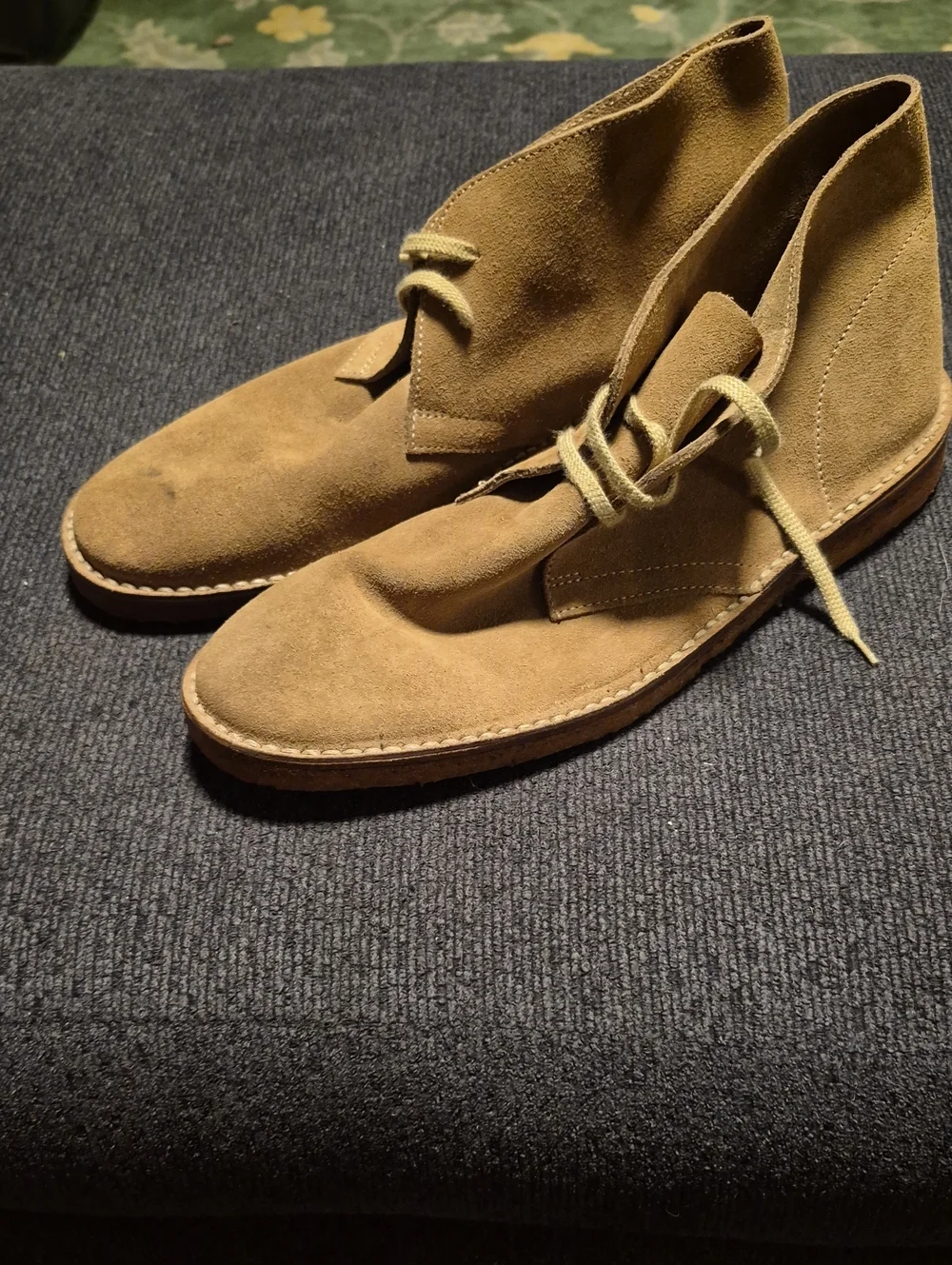 J. Crew Tan Suede Chukka Boots